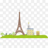 巴黎房子铁塔-空若网 巴黎房子铁塔-空若网