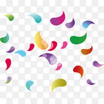 卡通多彩水滴-空若网 卡通多彩水滴-空若网