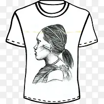手绘T恤-空若网 手绘T恤-空若网