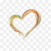 矢量爱心彩虹-空若网 矢量爱心彩虹-空若网