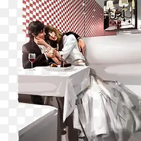 酒吧情侣-空若网 酒吧情侣-空若网