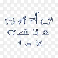 多种动物图标-空若网 多种动物图标-空若网