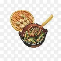 卡通手绘食物-空若网 卡通手绘食物-空若网