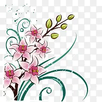 手绘花朵-空若网 手绘花朵-空若网