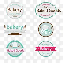 食品商铺标签矢量素材-空若网 食品商铺标签矢量素材-空若网