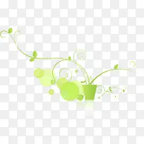 绿色潮流花纹-空若网 绿色潮流花纹-空若网