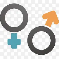 男女生标志素材-空若网 男女生标志素材-空若网