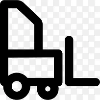 叉车图标-空若网 叉车图标-空若网