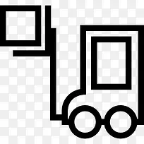 叉车图标-空若网 叉车图标-空若网