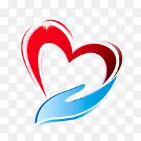 简约时尚风格爱心手型矢量图标-空若网 简约时尚风格爱心手型矢量图标-空若网