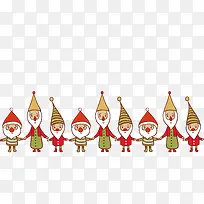 手牵手的圣诞老人-空若网 手牵手的圣诞老人-空若网