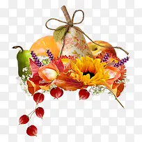 水果花朵集合装饰-空若网 水果花朵集合装饰-空若网