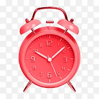 手绘粉红色可爱闹钟-空若网 手绘粉红色可爱闹钟-空若网