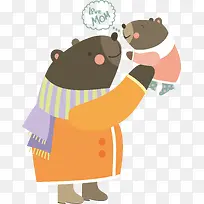 动物爱宝宝森林动物卡通插画素材-空若网 动物爱宝宝森林动物卡通插画素材-空若网