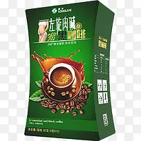 绿色盒子效果黑咖啡-空若网 绿色盒子效果黑咖啡-空若网