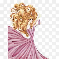 手绘美少女人物插画-空若网 手绘美少女人物插画-空若网