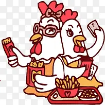 薯条与鸡排-空若网 薯条与鸡排-空若网