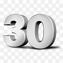 3D金属数字-空若网 3D金属数字-空若网