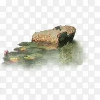 ������Ӱ��ˮ�����ʯͷ-������