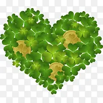 爱心四叶草-空若网 爱心四叶草-空若网