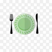 矢量扁平化餐具-空若网 矢量扁平化餐具-空若网