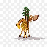 卡通动物世界免抠素材-空若网 卡通动物世界免抠素材-空若网