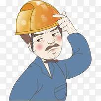 安全帽工人-空若网 安全帽工人-空若网