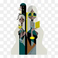 扁平化女性-空若网 扁平化女性-空若网