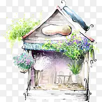 卡通可爱手绘房子-空若网 卡通可爱手绘房子-空若网