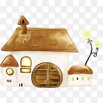 卡通手绘可爱小房子-空若网 卡通手绘可爱小房子-空若网