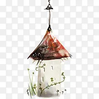 可爱手绘卡通小红屋-空若网 可爱手绘卡通小红屋-空若网