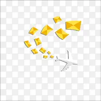 扁平化飞机信件-空若网 扁平化飞机信件-空若网