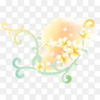 精美玉兰花卉图案系列矢量素材-空若网 精美玉兰花卉图案系列矢量素材-空若网