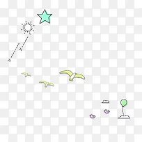 卡通手绘小物件-空若网 卡通手绘小物件-空若网