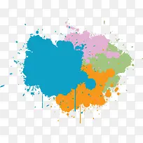 彩色油漆泼墨-空若网 彩色油漆泼墨-空若网