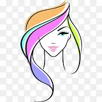 手绘的时尚女郎-空若网 手绘的时尚女郎-空若网