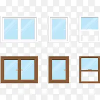 矢量图几扇玻璃-空若网 矢量图几扇玻璃-空若网