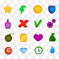 16¿î¿¨Í¨ÓÎϷͼ±êʸÁ¿ËزÄ-¿ÕÈôÍø 16¿î¿¨Í¨ÓÎϷͼ±êʸÁ¿ËزÄ-¿ÕÈôÍø