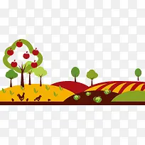 果园插画-空若网 果园插画-空若网