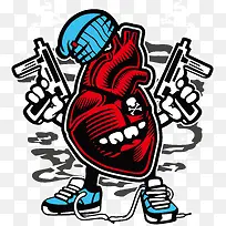 卡通游戏机器人装饰手绘装饰-空若网 卡通游戏机器人装饰手绘装饰-空若网