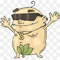 卡通搞笑富豪-空若网 卡通搞笑富豪-空若网