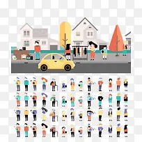 创意设计扁平人物-空若网 创意设计扁平人物-空若网