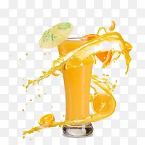 创意合成橙汁汽水-空若网 创意合成橙汁汽水-空若网