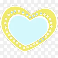 黄色爱心对话框-空若网 黄色爱心对话框-空若网