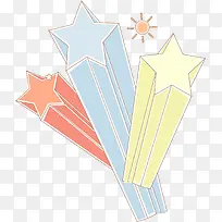 手绘星星和太阳-空若网 手绘星星和太阳-空若网