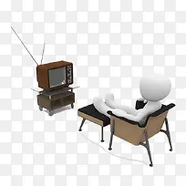 看电视的人-空若网 看电视的人-空若网