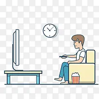 看电视的人-空若网 看电视的人-空若网