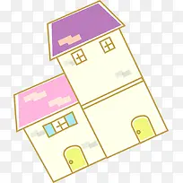 卡通手绘线稿卡通房子-空若网 卡通手绘线稿卡通房子-空若网