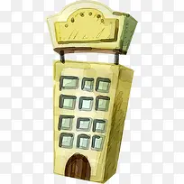 卡通手绘楼房-空若网 卡通手绘楼房-空若网