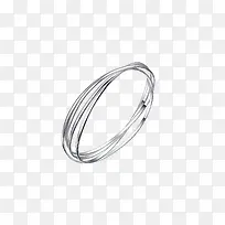 千足银时尚简约手镯-空若网 千足银时尚简约手镯-空若网